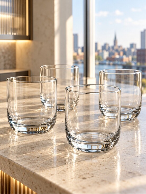 Libbey Other - Libbey Ascent 13.3 Oz Rocks Glasses Clear Barware Set of 4